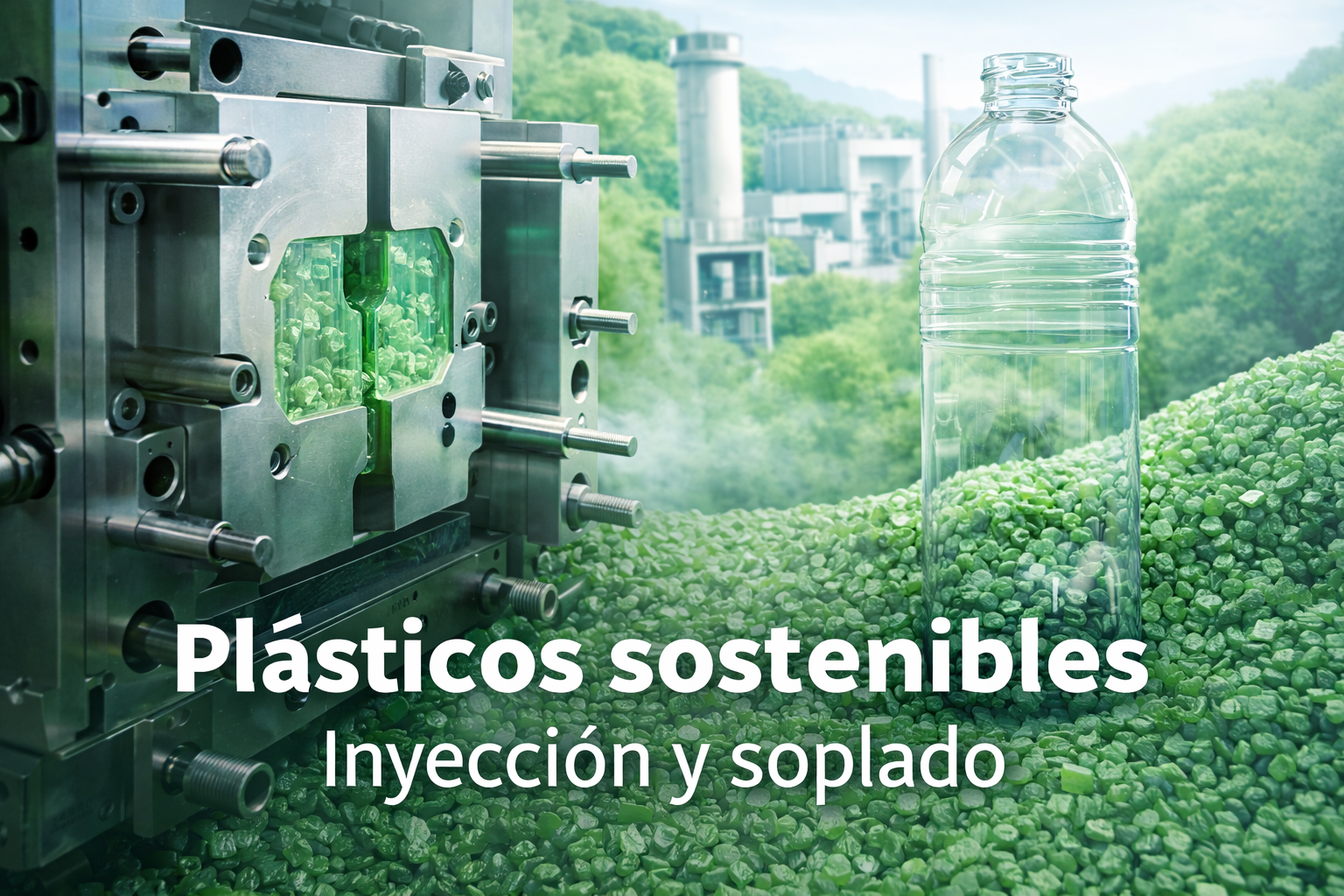 plásticos sostenibles en procesos de inyección y soplado